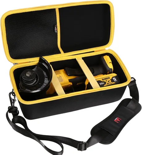 Vista 2 de Mchoi Funda rígida compatible con la herramienta de amoladora angular DEWALT 20V MAX (DCG413B y DCG416B), solo funda
