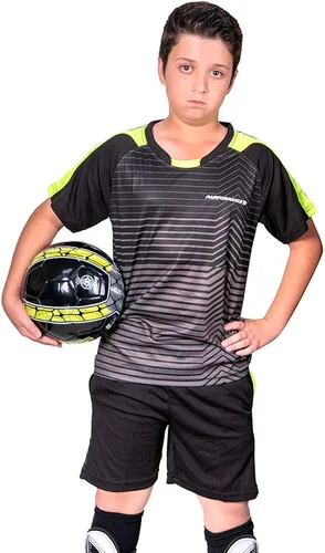 Vista 2 de PAIRFORMANCE Conjunto de camisetas de fútbol para niños, uniforme de entrenamiento de equipo deportivo de 6 a 12 años, para niños y niñas, conjunto