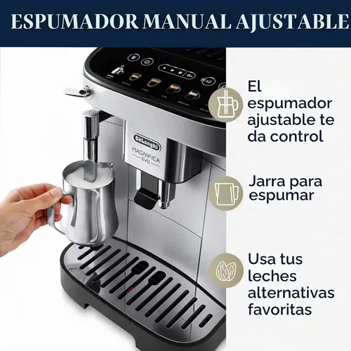 Vista 4 de De'Longhi Magnifica Evo - Máquina de café expreso, espumador de leche
