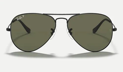 Vista 6 de Ray-Ban RB3025 - Lentes de sol de aviador de metal para hombre y mujer + paquete con kit de cuidado de gafas iWear de diseñador