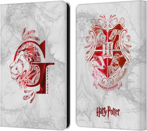 Vista 31 de Head Case Designs Funda de piel con licencia oficial de Harry Potter Gryffindor Aguamenti Deathly Hallows IX compatible con Kindle Paperwhite 1/2/3