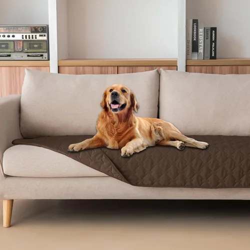 Vista 111 de gogobunny Manta para mascotas 3 veces más resistente, impermeable y a prueba de arañazos; protector de muebles reversible para perros y gatos, funda