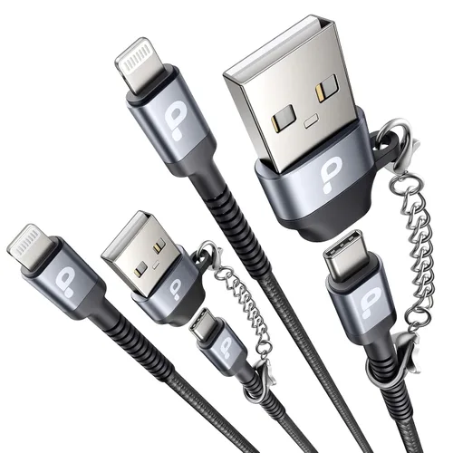 Vista 14 de Cable USB C a Lightning certificado por Apple, paquete de 2 cables de carga rápida para iPhone, tipo C Lightning para iPhone 13, 12, 11 Pro Max