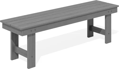 Vista 35 de SERWALL 2-Person Backless Outdoor Bench 56 Inches, Aruba