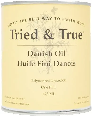 Vista 12 de Tried & True Aceite danés, cuarto de galón - Aceite de linaza polimerizado puro para acabado de madera, ideal para muebles, piezas rústicas