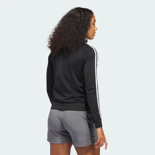 Vista 4 de adidas Camiseta deportiva de 3 rayas Essentials Warm-Up Slim para mujer