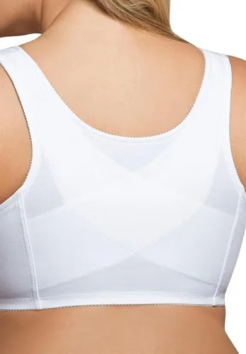 Vista 3 de Exquisite Form Sujetador de algodón totalmente inalámbrico para mujer 5100531 con cierre frontal y encaje