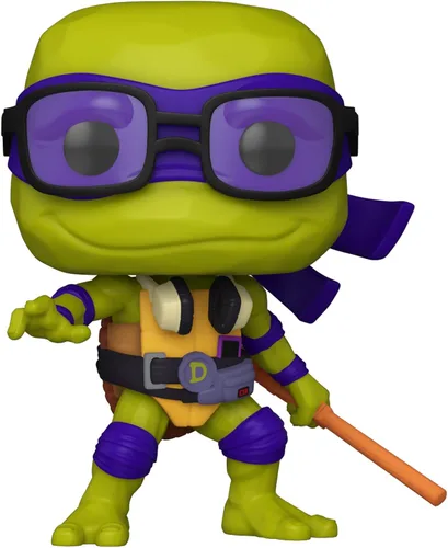 Vista 2 de Funko Pop! Movies: Teenage Mutant Ninja Turtles (TMNT) Donatello - Figura de vinilo coleccionable - Idea de regalo - Producto oficial - para niños