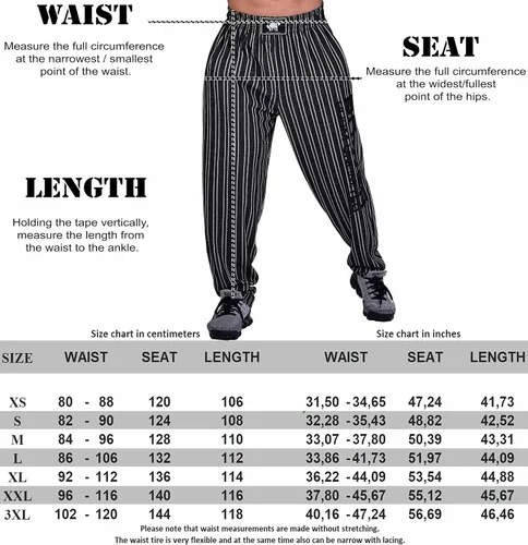 Vista 4 de BIG SAM SPORTSWEAR COMPANY Pantalones deportivos holgados para hombre con bolsillos pantalones de gimnasio de ajuste holgado para la Oldschool