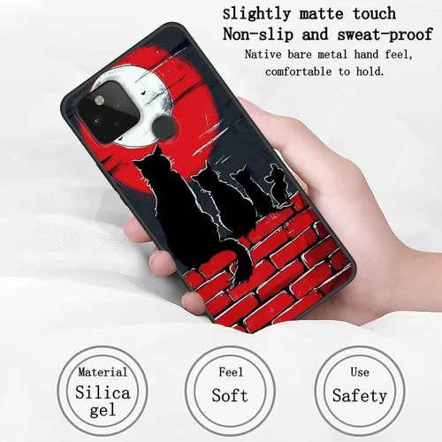 Vista 465 de Funda delgada para Google Pixel 4 XL, funda delgada de silicona de TPU suave a prueba de golpes para Google Pixel 4 XL, astronauta Galaxy