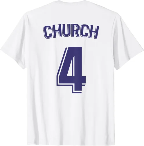 Vista 2 de VCS Middle School - Camiseta de fútbol para niños, Blanco