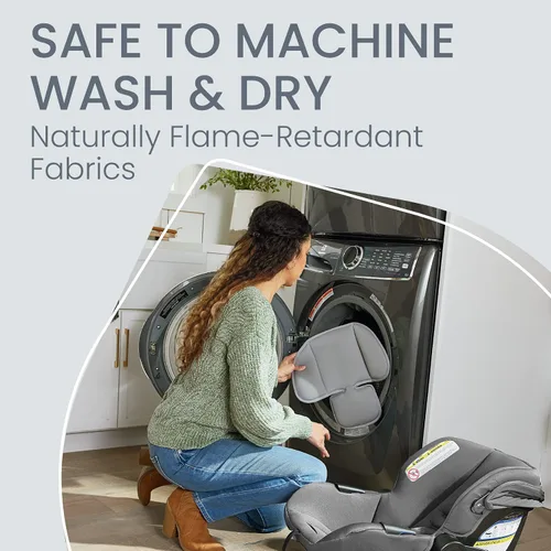 Vista 6 de Sistema de viaje para bebé Britax Willow Brook, conjunto de asiento de coche y cochecito con base Aspen, tecnología ClickTight, sistema RightSize