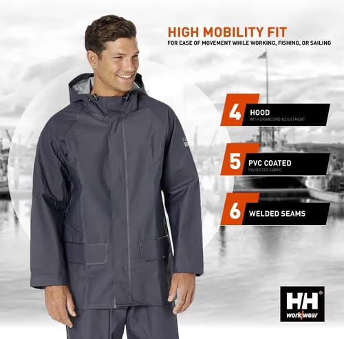 Vista 27 de Chamarra de lluvia Helly Hansen, para hombre