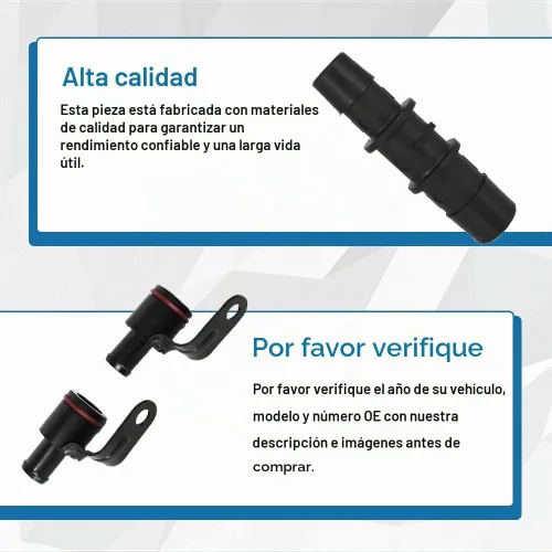 Vista 6 de Kit de reparación de manguera del calentador para Camaro Firebird V6 3.8L 1995-2002 con manguera adaptadora