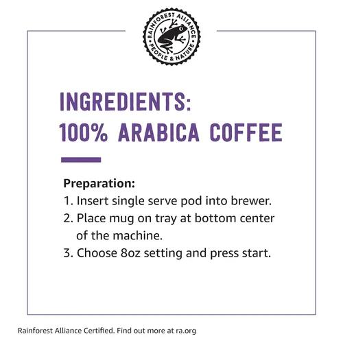 Vista 8 de Marca Amazon - Cápsulas de café tostado espresso Happy Belly (tostado oscuro), compatibles con cafetera K-Cup