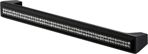Vista 17 de LANC Tiradores de gabinete de cristal negro para cocina y baño, manijas de gabinete para dormitorio, pomo de gabinete negro mate brillante