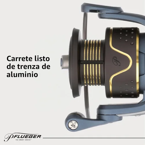 Vista 4 de Pflueger President – Carrete de pesca giratorio