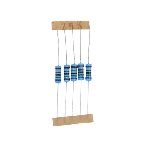 Vista 27 de 100PCS 1 vatios 1W 0R1 0.1 ohmios 1% resistencia de película metálica