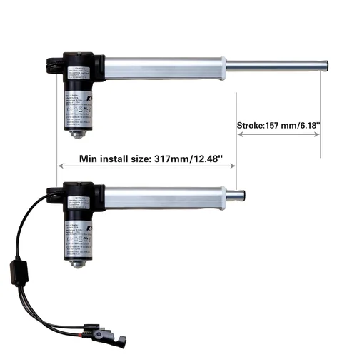 Vista 4 de Actuador lineal Kaidi Modelo KDYJT018-35 Power Reclinable Elevador Sillas Motor
