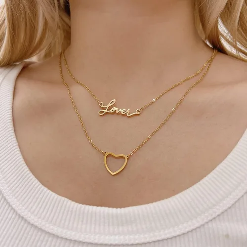 Vista 3 de PNYFIL 4Pcs Heart Earrings TS Earrings lover necklace Lover Eras Tour Earrings Concert Outfits For Women Heart Earrings Dangle Reputation Speak Now