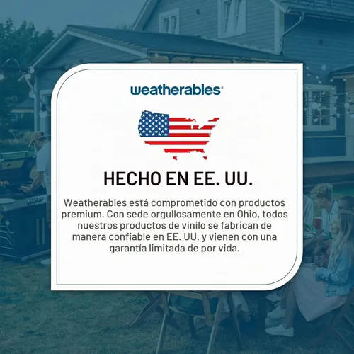 Vista 9 de Weatherables Funda de poste de 4 x 4 – Funda de vinilo resistente a la intemperie para exteriores para una durabilidad duradera y fácil instalación