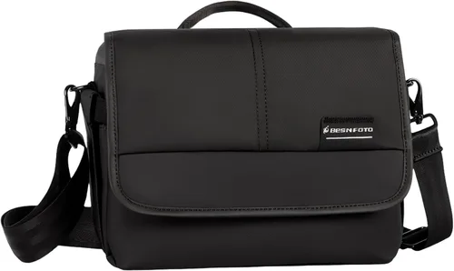 Vista 8 de Besnfoto Bolsa de cámara pequeña sin espejo, bolsa de hombro para cámara impermeable, bonita bolsa de mensajero compacta para mujeres y hombres