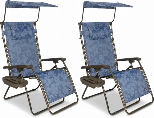 Vista 15 de Bliss Hammocks Sillón XXL Zero Gravity, arena, 33 pulgadas de ancho