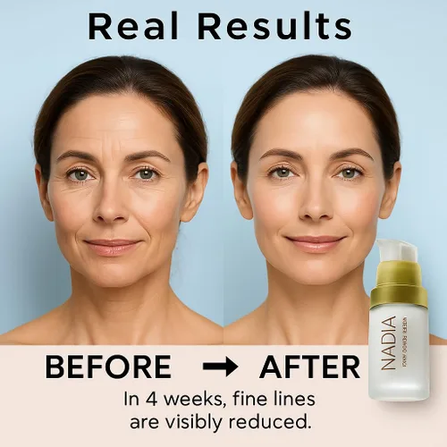 Vista 6 de NADIA NAD+ Power Serum para rostro, cuello y escote, suero hidratante para la piel, antienvejecimiento, 0.5 fl oz / 0.5 fl oz