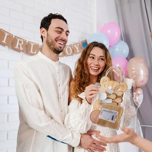 Vista 7 de 55 piezas de premios de baby shower para ganadores, 6 juegos de baby shower, regalos de invitados para tabla de quesos para adultos, cuchillos