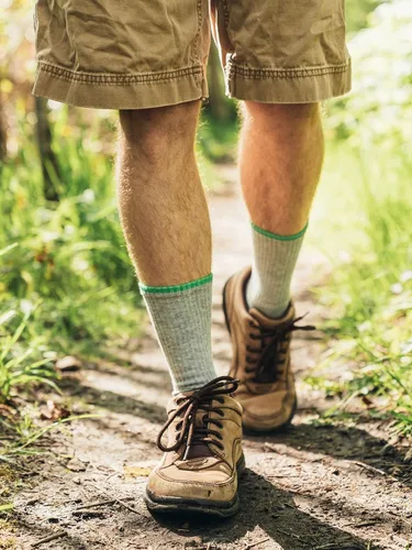 Vista 3 de Insect Shield Sport Crew Socks, Stretchy and Comfortable Crew Socks with Padding and Built in Bug and Tick Protection