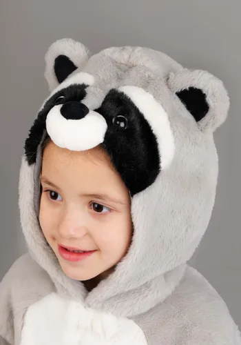 Vista 5 de Disfraz de Mapache Travieso para Niños Pequeños Multicolor