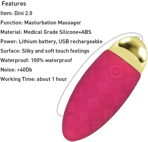 Vista 6 de Vibrador de bala, huevos vibradores, juguetes sexuales para adultos, huevos de amor para estimulación del punto G, vibrador para mujeres, producto