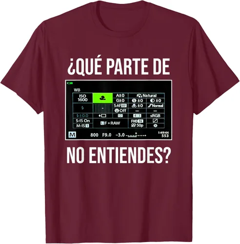 Vista 9 de ¿Qué Parte de la cámara no entiendes? Camiseta
