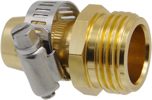 Vista 5 de Lifynste Conector de reparación de manguera de jardín con abrazaderas, accesorio de manguera de jardín macho y hembra, juego de 3
