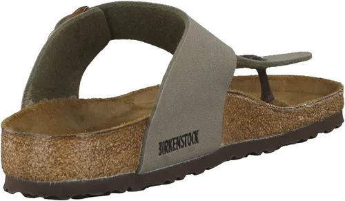 Vista 6 de Birkenstock Sandalias planas para hombre, Piedra Nubuck Beige