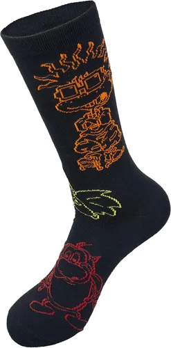 Vista 3 de Nickelodeon Rugrats - Juego de calcetines tipo bóxer y ropa interior para hombre, Rugrats, Hey Arnold, Ren y Stimpy