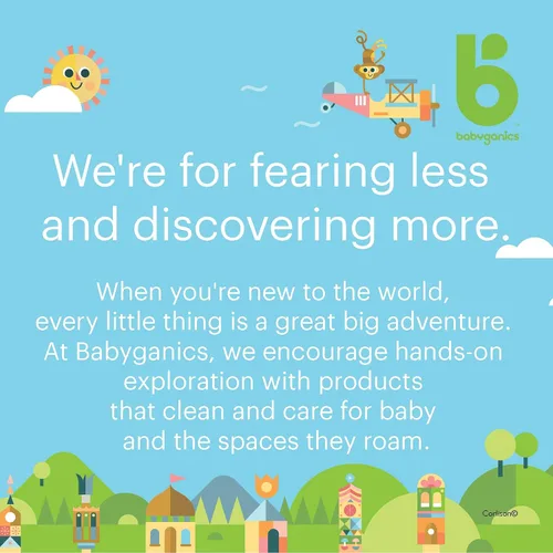Vista 6 de Babyganics Toallitas para bebés, 80 CT