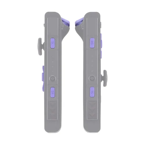 Vista 8 de Light Violet D-pad ABXY Keys SR SL L R ZR ZL Trigger Buttons Springs, Replacement Full Set Buttons Fix Kits for Nintendo Switch & Switch Oled Joycon
