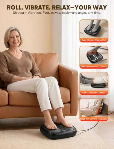 Vista 8 de Masajeador de pies con vibración para fascitis plantar y neuropatía