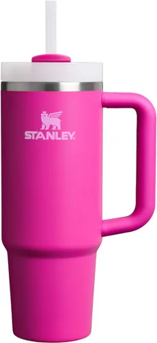 Vista 59 de STANLEY Quencher H2.0 Vaso Térmico con asa y pajilla, 64 onzas, tapa Flowstate de 3 posiciones, gran capacidad para viajes y deportes, vaso de acero