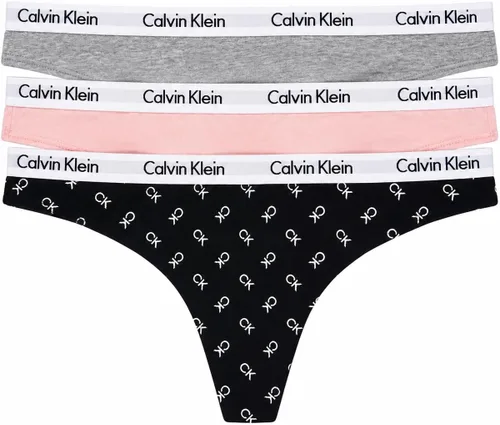 Vista 13 de Calvin Klein Paquete de 3 tanga carrusel B (qp1259-202)/B