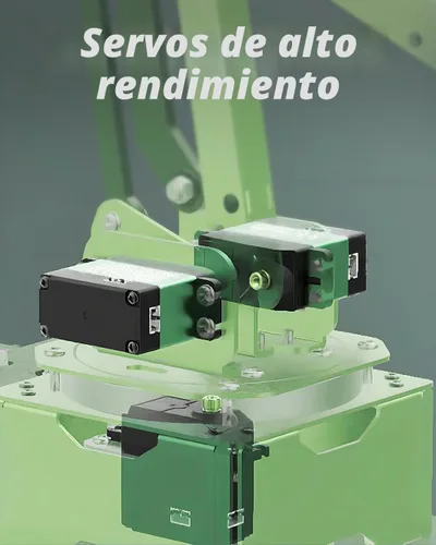 Vista 7 de LewanSoul Kit de Brazo Robótico, MaxArm para Programación Arduino Python ESP32 Brazo Robótico Inteligente de Código Abierto con Servo de Bus