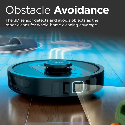 Vista 6 de Shark PowerDetect Robot Aspiradora con base autovaciante con tecnología NeverStuck, limpieza profunda automática en alfombras y suelos duros