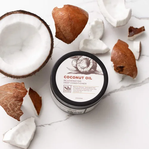 Vista 6 de Soapbox Coconut & Shea - Acondicionador profundo rejuvenecedor, tratamiento hidratante para cabello seco y dañado, deja el cabello suave, liso e