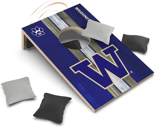 Vista 38 de SOAR Juego de Cornhole de mesa NCAA y altavoz Bluetooth