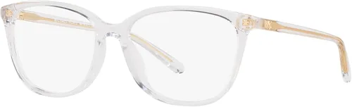 Vista 2 de Michael Kors womens Mk4067u Santa Clara Universal Fit Square Prescription Eyewear Frames Lente transparente/demo