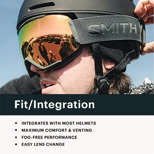 Vista 8 de SMITH Optics I/O MAG - Gafas intercambiables unisex para nieve e invierno