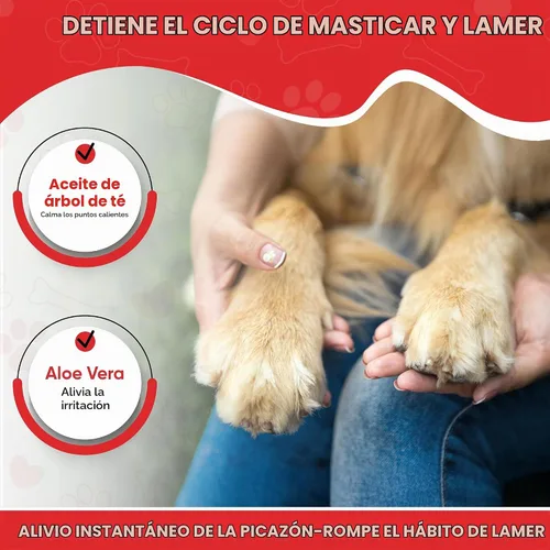 Vista 2 de Warren London Limpieza profunda de patas para perros – Alivia la picazón e irritación de las patas con aloe vera, algas marinas y aceite de árbol
