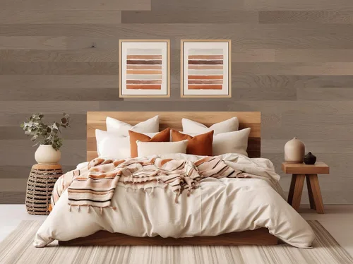 Vista 10 de Timberchic Tablones de pared de madera de pino – Aplicación simple de revestimiento de pared de despegar y pegar para decoración de paredes y Baxter