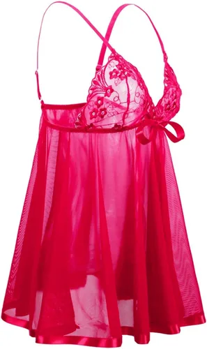 Vista 8 de Ropa de dormir sexy para mujer camisón de talla grande babydoll de encaje lencería sexy traviesa para el sexo